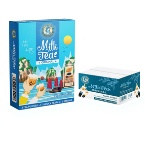 Kit de thé à bulles instantané, lot de 3 boîtes, boules de tapioca, fabrication maison, emballage pratique, OEM/marque privée acceptée, prêt en quelques secondes, VINUT - Product Image 1