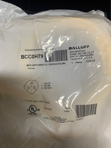 Balluff <span class=keywords><strong>BCC</strong></span> A213-0000-1C-123-EX43T2-050 <span class=keywords><strong>สาย</strong></span>เซนเซอร์แบบปลายเดี่ยว <span class=keywords><strong>สาย</strong></span>เชื่อมต่ออุตสาหกรรมสำหรับอุปกรณ์อัตโนมัติ - Product Image 1