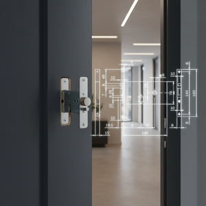 Cerradura Inteligente Eléctrica Fr 16 S/Cyl LAF49021 #   Cerradura de Puerta ISEO Hecha en Italia - Product Image 3