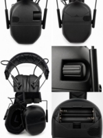 Casque anti-bruit pour le tir, protège-oreilles tactiques électroniques, protection auditive