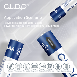 Set di <span class=keywords><strong>4</strong></span> Batterie AAA Ricaricabili a Lunga Durata con Ricarica USB Tipo-C Batterie Riutilizzabili - Product Image 4