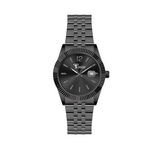 Reloj unisex de metal simple con indicador de fecha - Product Image 5