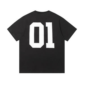 Camiseta de Jersey Personalizable con Bordado y Estampado, Unisex, Cuello Redondo, Manga Corta, Versátil y a la Moda - Product Image 2