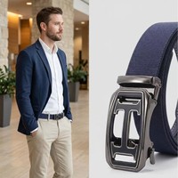 Herren Automatikschnallen-Gürtel aus Nylon Vielseitiger Taktischer Gürtel für Outdoor-Sport Anpassbare Freizeitgürtel für Männer