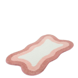 Custom Machine Made Modern Style Polyester Tufted Bathroom Rug Absorbent Funny Shower Rug for Apartment Washable Cute Microfiber - Product Image 4