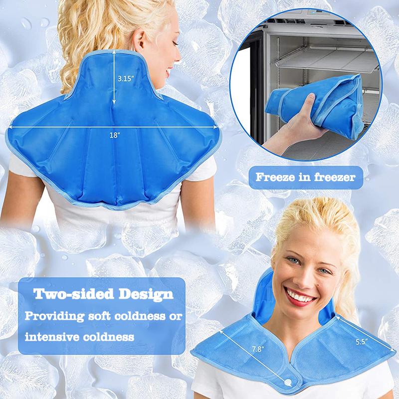 eco friendly hot and cold ice packs physical therapy gel shoulder ice pack reusable for injury