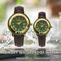 Jam Tangan Pasangan Mewah Tahan Air dengan Mesin Miyota, Quartz, untuk Pria dan Wanita, Grosir, OEM ODM, Pabrik Perhiasan