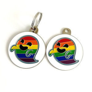 Placa de Identificación Personalizada con Bandera del Orgullo Gay, Lesbiana, Bisexual, Transgénero y LGBTQ, para Venta - Product Image 4