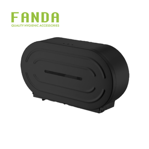 FANDA Mini distributeur géant de rouleaux de papier toilette moderne en acier et en matière plastique pour bureau et station de train, salle de bain - Product Image 1