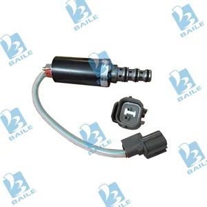 Hydraulische Pomp Magneetventiel Yn35v00005f1 Brandstof Stop Solenoïde KWE5K-20/G24d12a Voor Kobelco SK120-2 SK200-2 Graafmachine Onderdelen