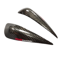Accessoires moto en fibre de carbone sèche complète (MOQ) – Panneau latéral anti-brûlure pour réservoir de carburant Aprilia Tuono RS660 2020 2021-2026