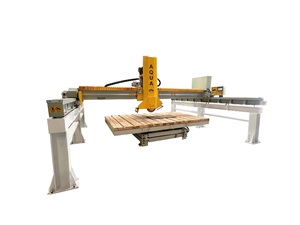 เครื่องตัดแผ่นหินแกรนิตหินอ่อน18.5กิโลวัตต์เครื่องตัด CNC ความหนาสูงสุด180มม. - Product Image 4
