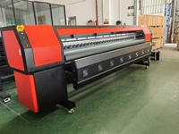 Impresora Solvente de Gran Formato Eizoulyn de Alta Velocidad, 10 pies (3.2 m), I3200 Konica 512i/508GS, para Impresión de Lonas y Pancartas Flexibles