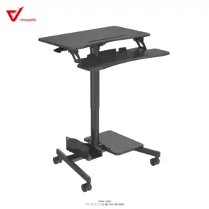 V-mounts SpaceErgo办公家具移动高度可调多功能办公笔记本电脑桌VM-FDS108