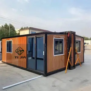 Nhà máy tùy chỉnh 20ft 40ft đúc sẵn 40 ft mở rộng di động có thể gập lại nhanh chóng xây dựng container hành lý xách tay slab nhà