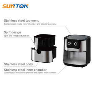 SUNTON 8.8L mechanical & digital control 1800W oil-free stainless steel multifunctional electric air <b>fryer</b> <b>machine</b> - Product Image 4