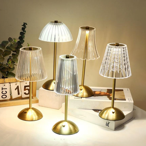 Có thể sạc lại pha lê nhà hàng di động điều khiển cảm ứng <span class=keywords><strong>LED</strong></span> Bar bảng đèn Cordless khách sạn sang trọng hiện đại ánh sáng ban đêm trang trí nội thất - Product Image 2