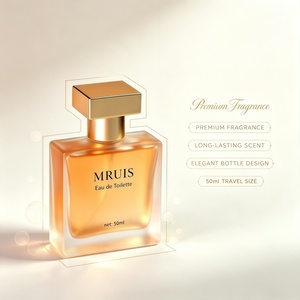 MRUIS Eau de Toilette Parfum Luxueux Longue Durée aux Notes Ambrées Boisées pour Banquets, Rendez-vous Galants et Usage Quotidien 50ml - Product Image 2