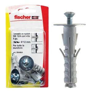 FISCHER - 504464 Bouchon d'extension à vis tête fraisée avec empreinte combinée dans blister SB K - EAN 8001132044643 ANCHORS - Product Image 3