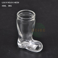 Verre à shot transparent réutilisable en forme de botte de ski, 40 ml (1,5 oz), résistant au lave-vaisselle, idéal pour la vodka, les spiritueux et le vin – Offre spéciale