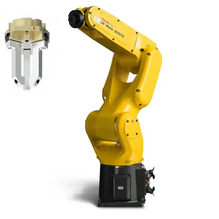 Fanuc Robot 6-assige Industriële Manipulator Lr Mate 200id Robot Met Robotgrijper Voor Assemblageprocessen Van Elektronische Producten