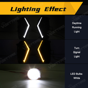 Luz de Conducción Diurna DRL LED Delantera de Fábrica para Toyota <span class=keywords><strong>RAV4</strong></span> 2019 2020 <span class=keywords><strong>2021</strong></span> 2022 2023 2024 2025 con Lámpara Antiniebla - Product Image 3