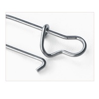 Kualitas Tinggi Tahan Lama 100pcs/Kantong Rolling Stainless Steel Safety Snap Fishing Swivels Connectors Gear Accessories Lure Fishing