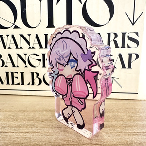 Q Version Star Human Acrylic Brand Key Chain Customizable Cute Wind Demolition Music Animation Unique Plastic Crafts