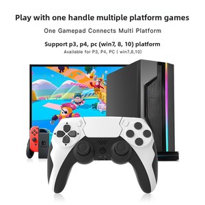 P4 Sem Fio para Controlador <span class=keywords><strong>Bluetooth</strong></span> para Computador PS4 Steam Game Console <span class=keywords><strong>Joystick</strong></span> Com Fio Característica Compatível Interruptor <span class=keywords><strong>Android</strong></span> Pro - Product Image 3