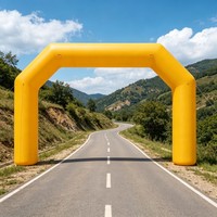 Arche gonflable personnalisée pour les agences de publicité, porte d'entrée publicitaire extérieure pour les événements sportifs et les festivals