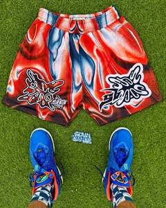 กางเกงขาสั้นมวยไทยโพลีเอสเตอร์ใส่ได้ทั้งชายและหญิงชุดศิลปะการต่อสู้แบบคาร์โก้ตามสั่งผลิตใน100% - Product Image 6