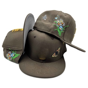 Casquettes de haute qualité personnalisées à visière courbée avec logo brodé 3D, modèle Rude Awakening Caps <span class=keywords><strong>Lalala</strong></span>, 5 panneaux, style Sombreros Barbas - Product Image 6