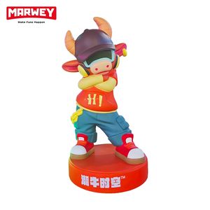 Marwey nouvelle arrivée personnalisé placé dans la salle de jeu dessin animé Animal petite Niuxiha Statue Sculpture pour prix d'usine vente <span class=keywords><strong>pas</strong></span> <span class=keywords><strong>cher</strong></span> - Product Image 2