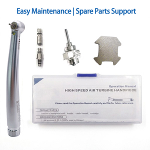 Turbina dental de aire 420000 RPM 135 ° Pieza de mano dental autoclavable de alta velocidad con botón pulsador para dentista - Product Image 5