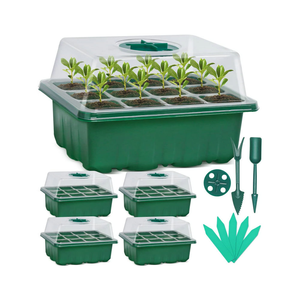 Plastic Seedling Starter Trays Seed Germination Plant Flower Pots Nursery Grow Box Propagation box
