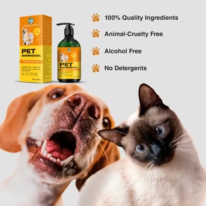 Custom Logo Natuurlijke Anti Jeuk <span class=keywords><strong>Grooming</strong></span> Pet Shampoo Organische Stinkende Puppy Hond Kat Wassen Shampoo 495Ml - Product Image 1