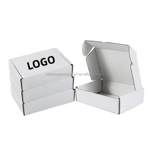 Caja de envío de papel corrugado personalizado para mujeres cuidado de la piel/cosmético/pequeño embalaje de productos de suscripción de belleza
