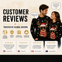 Pull de Noël moche unisexe OEM pour couple, en tricot jacquard personnalisé avec flocons de neige et cannes à sucre, pour les acheteurs de marques en gros