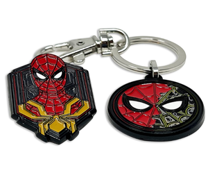 <span class=keywords><strong>Stitch</strong></span> Spider MASK Combo <span class=keywords><strong>Porte</strong></span>-clés Épingles en émail de dessin animé - Product Image 1