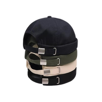 Automne femme Version coréenne pastèque chapeau Melon peau casquette Yuppie sans bord sauvage mode tendance pour été hommes à carreaux point