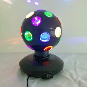 6 pollici colorato rotante effetti di illuminazione Multicolor cling LED Disco palla per migliorare le feste <span class=keywords><strong>a</strong></span> <span class=keywords><strong>casa</strong></span> con 12V/500mA adattatore - Product Image 3