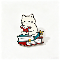 Fabricant chinois de broches personnalisées en métal émaillé (doux ou dur) avec logo sur mesure, y compris pour broches de revers à motif chat et broches pour livres, avec service de création de votre propre logo.