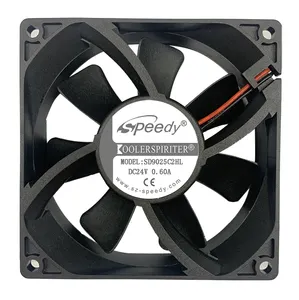 Hızlı 12v Dc Fan motoru 9238 92mm Dc fırçasız eksenel soğutma Fan12v/24v /48v Motor Fan endüstriyel uygulama