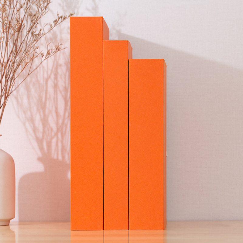 Couleur unie aucun mot orange livre unique