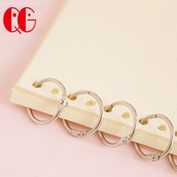 Metall Rund ring Lose blatt bindung 1 ''1,5 Zoll Silber Öffnen/Schließen Binder ring für Schlüssel Swatches Sheets Memos Rechnungs buch