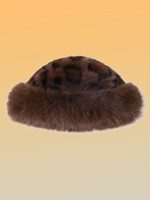 Gorro Ushanka de Invierno para Mujer, Tendencia 2026, con Estampado de Leopardo, Piel Sintética, Grueso, Cálido y Afelpado