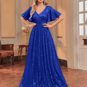 TEENYEE Nouvelle <span class=keywords><strong>tenue</strong></span> <span class=keywords><strong>de</strong></span> festival à manches courtes Robe <span class=keywords><strong>de</strong></span> club <span class=keywords><strong>de</strong></span> soirée Robe à paillettes Robes <span class=keywords><strong>de</strong></span> <span class=keywords><strong>mariée</strong></span> africaines <span class=keywords><strong>pour</strong></span> <span class=keywords><strong>la</strong></span> <span class=keywords><strong>mère</strong></span> <span class=keywords><strong>de</strong></span> <span class=keywords><strong>la</strong></span> <span class=keywords><strong>mariée</strong></span> - Product Image 6