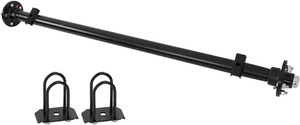 Axe de remorque de 3500 lb à 5 goujons, tube en acier de 4,5 pouces pour plusieurs modèles de remorques - Product Image 4
