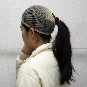 Filet à cheveux ouvert pour hommes avec accessoire pour cheveux fixes - Product Image 1