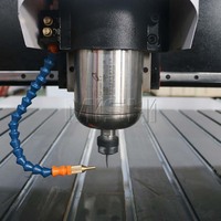 Routeur CNC 4x4 pi 1212 à rainures en T avec commande NC Studio, broche simple haute précision pour le travail du bois et la fabrication d'enseignes